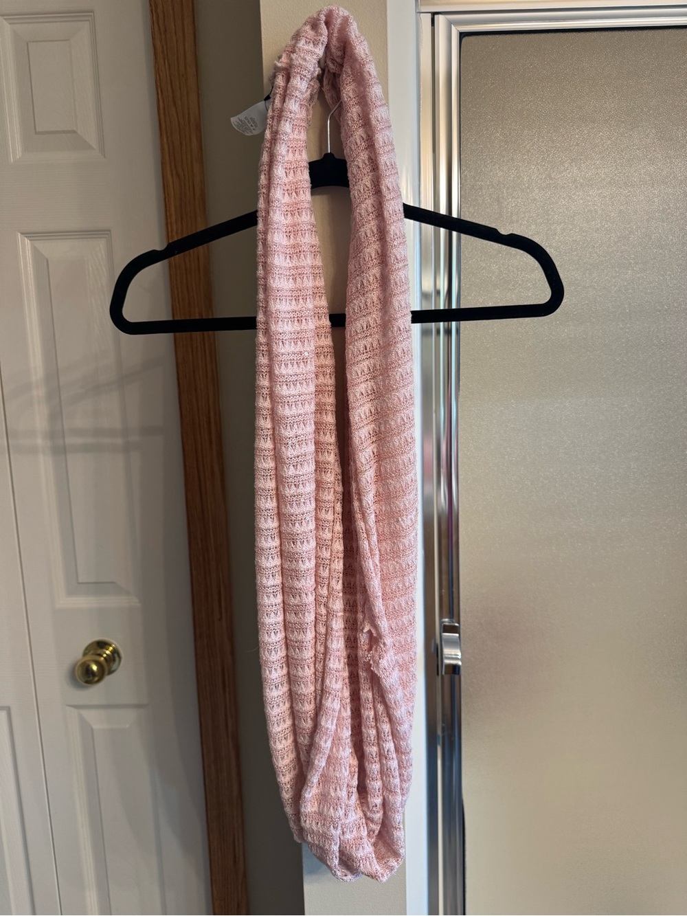 Maurices Blush Pink Knit Infinity Scarf